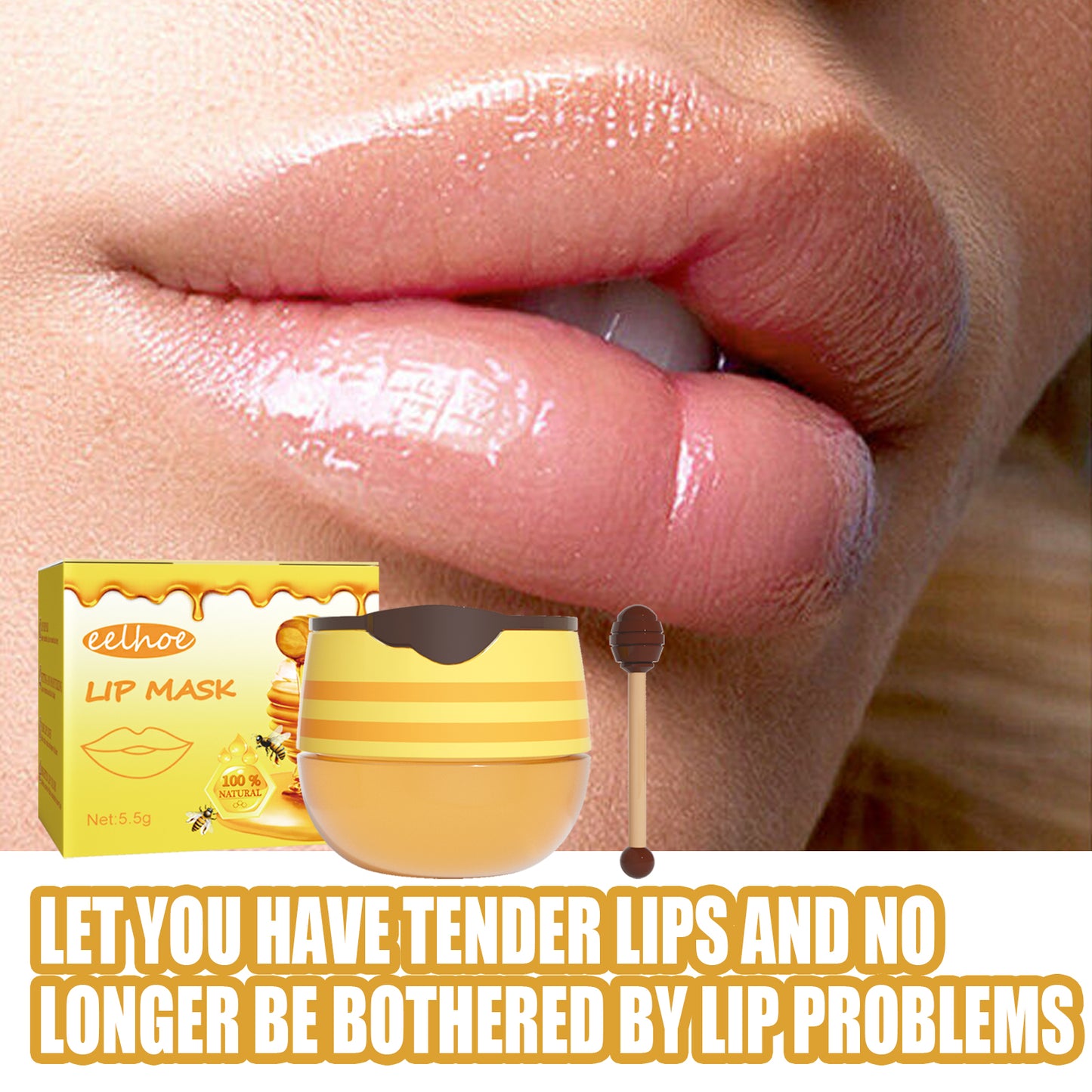 Golden Nectar™ — Honey Glow Lip Mask